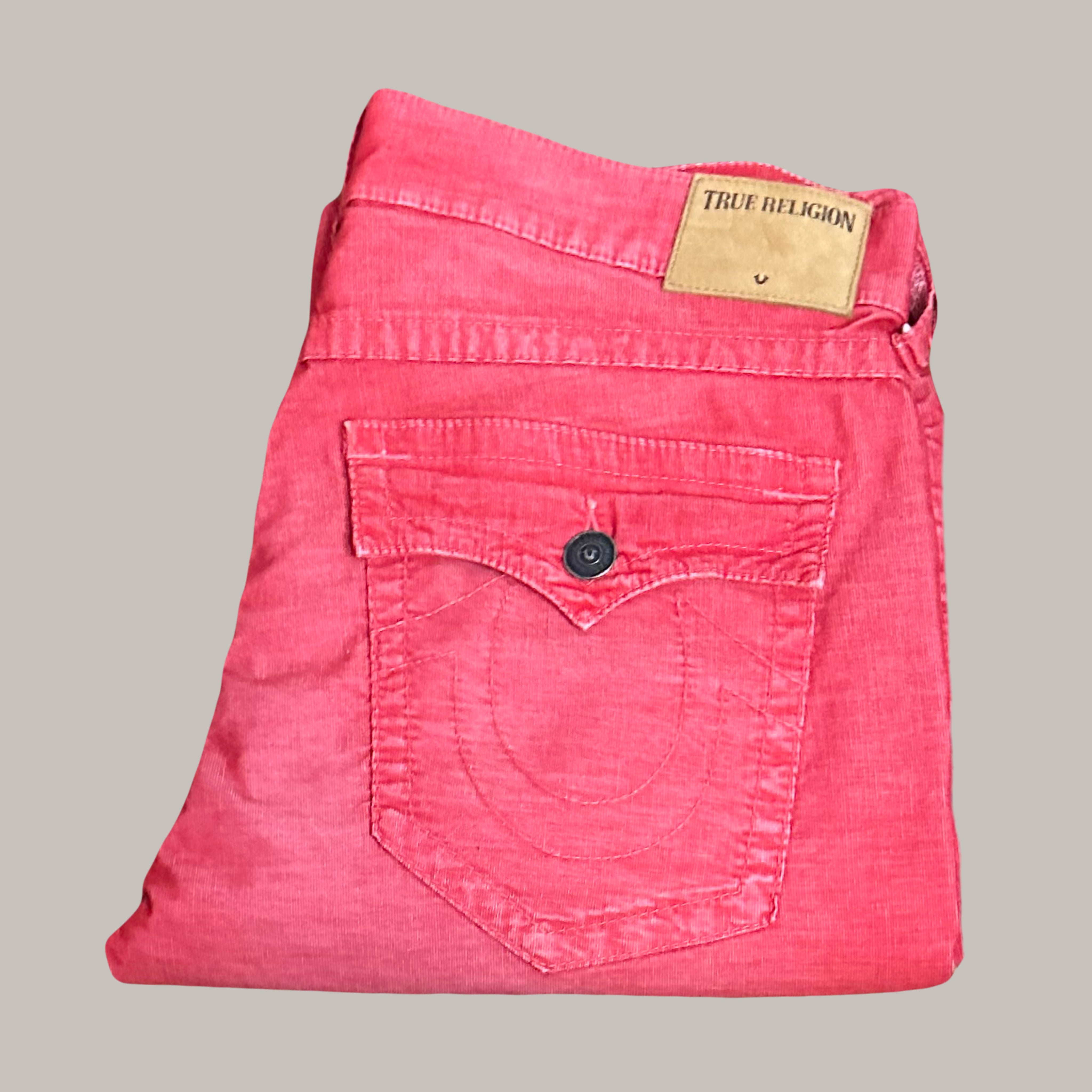 Ricky All Red Corduroy Pants (36)