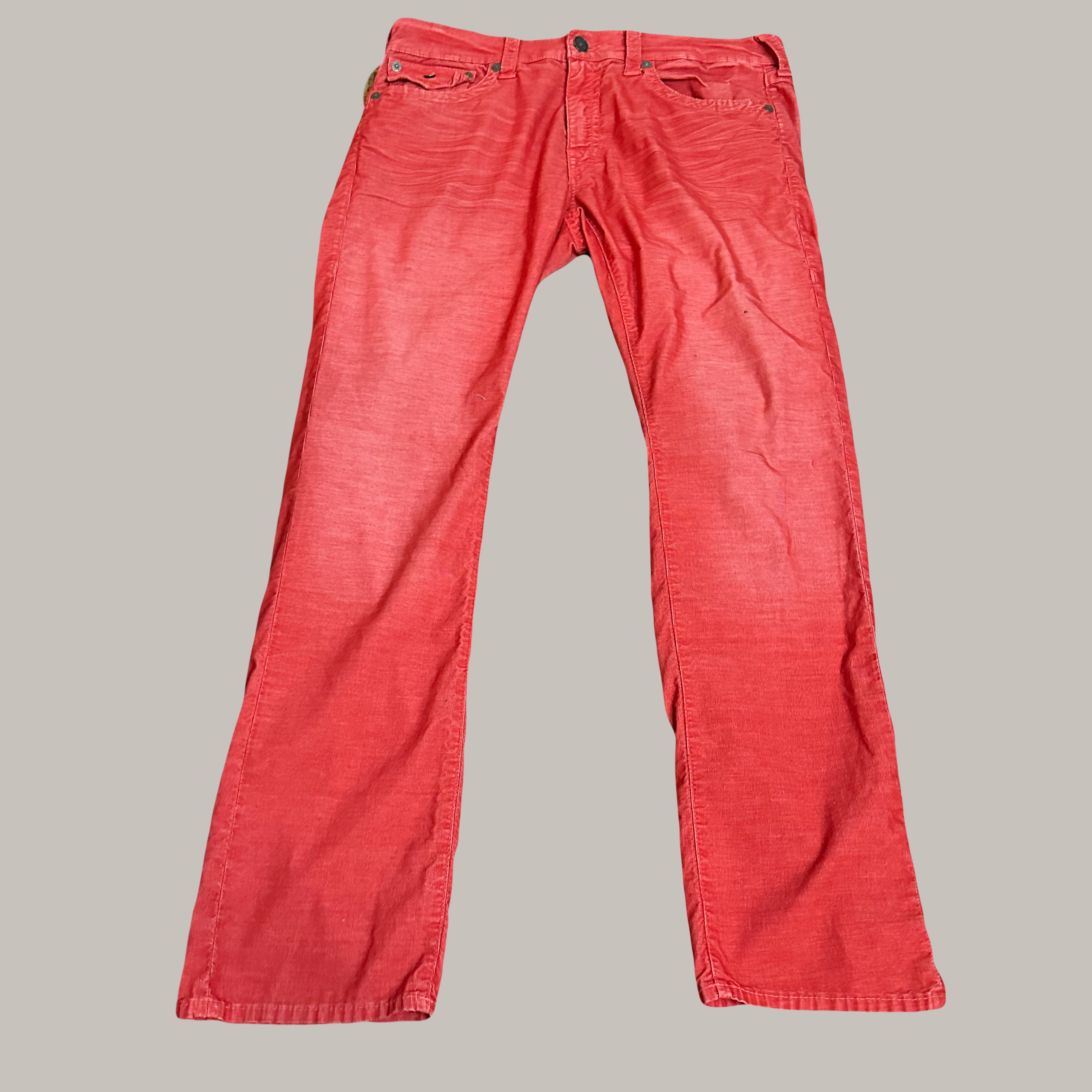 Ricky All Red Corduroy Pants (36)