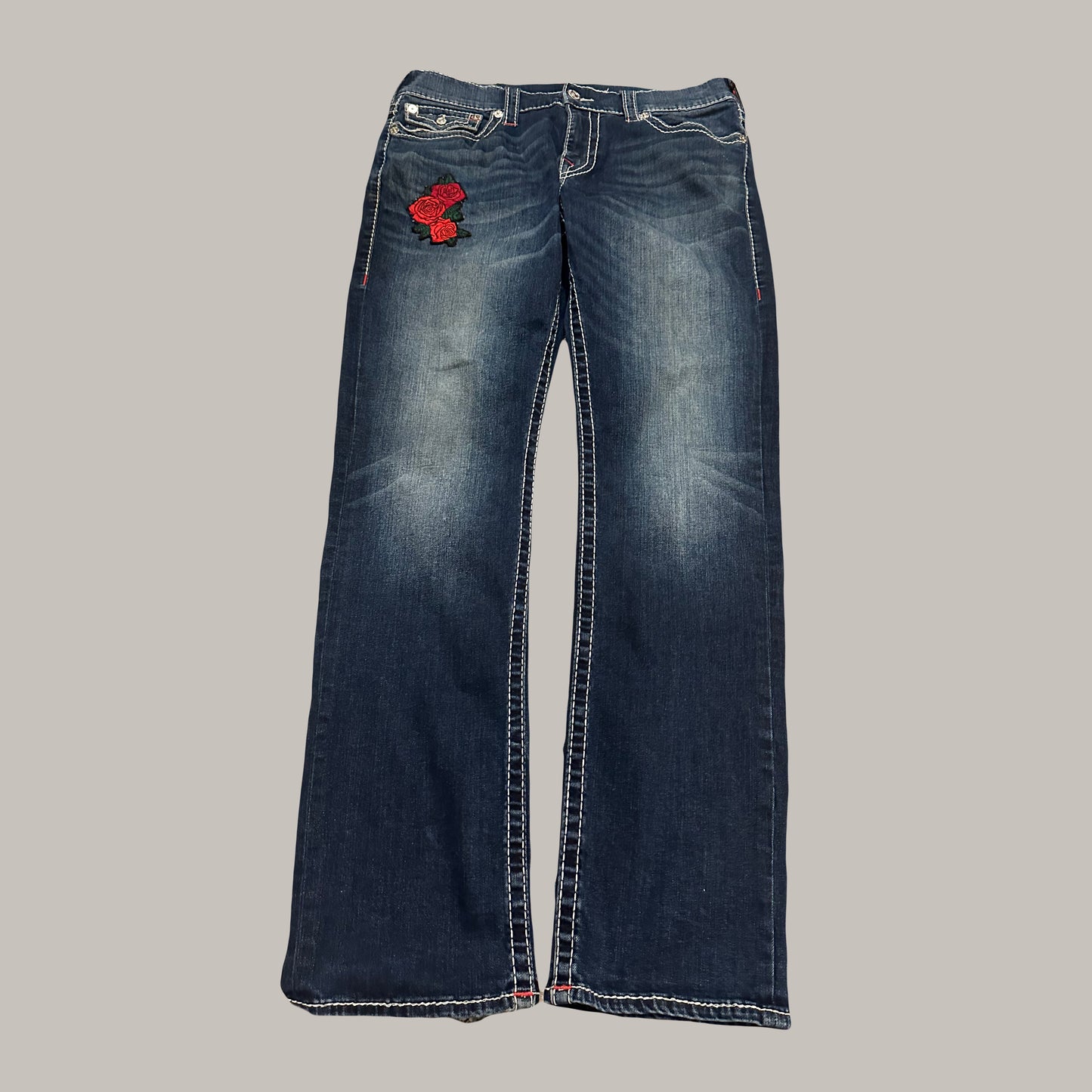 Ricky Big T Red Sticth  Jeans (34)