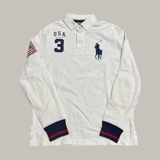 USA Long sleeve Polo (M)